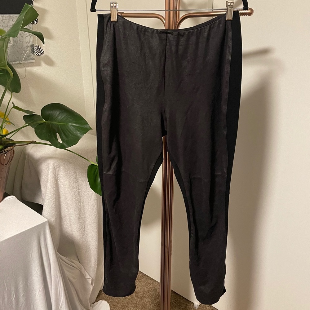 Lysse Faux Suede Vegan Leather Leggings